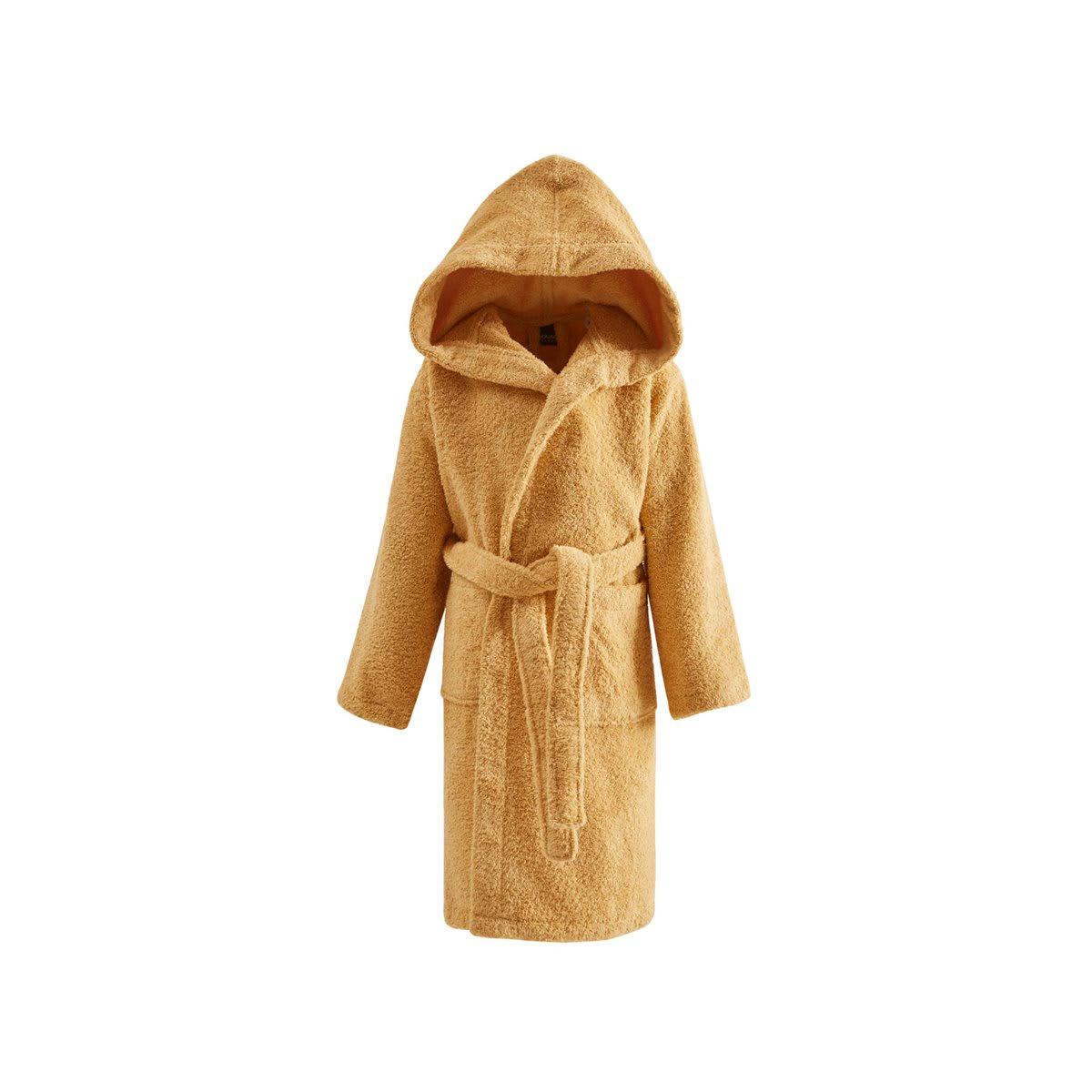 LUXURY - Peignoir enfant à capuche 450 g/m²  miel 02 ans