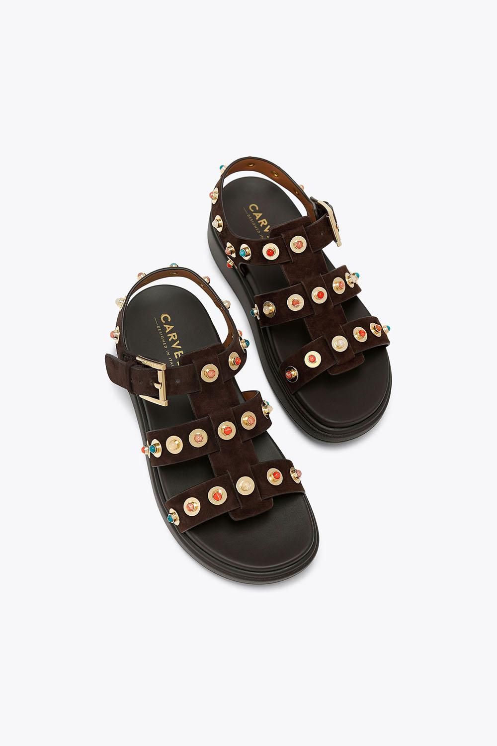 Carvela Amalfi Flatform' Suede Sandals