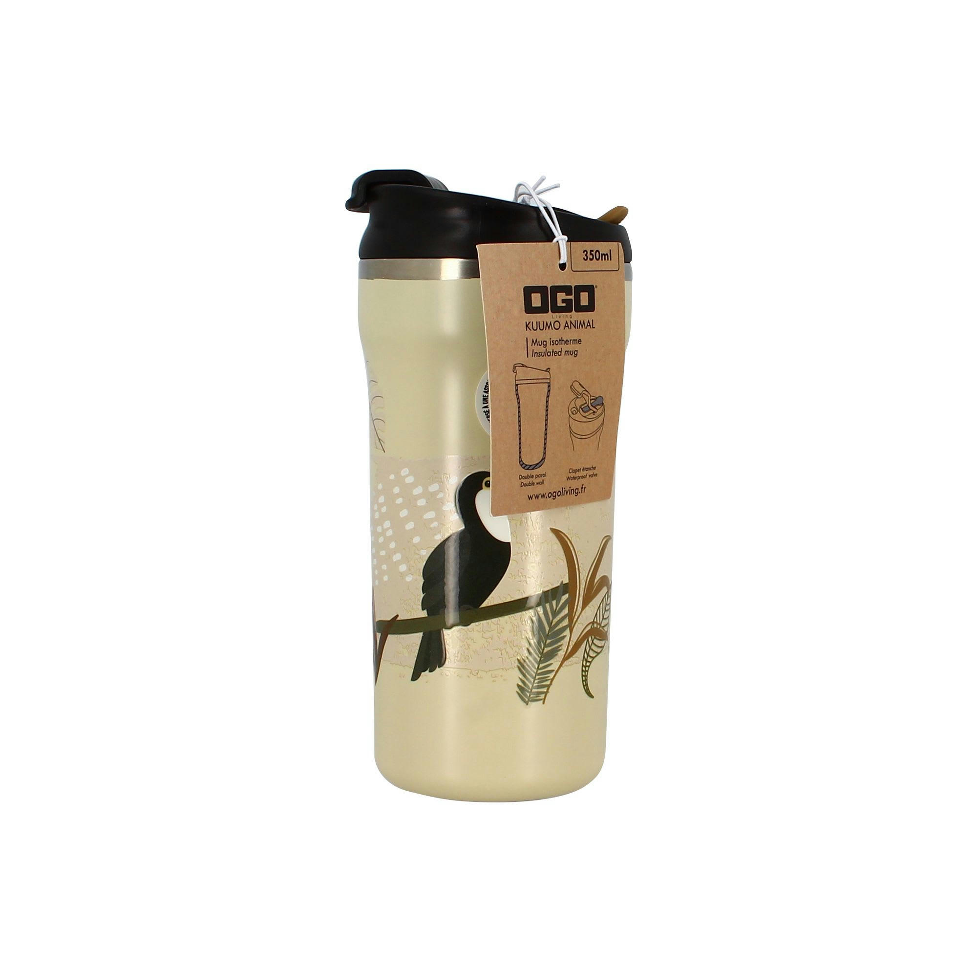 TOUCAN - Mug isotherme 350ml motif toucan
