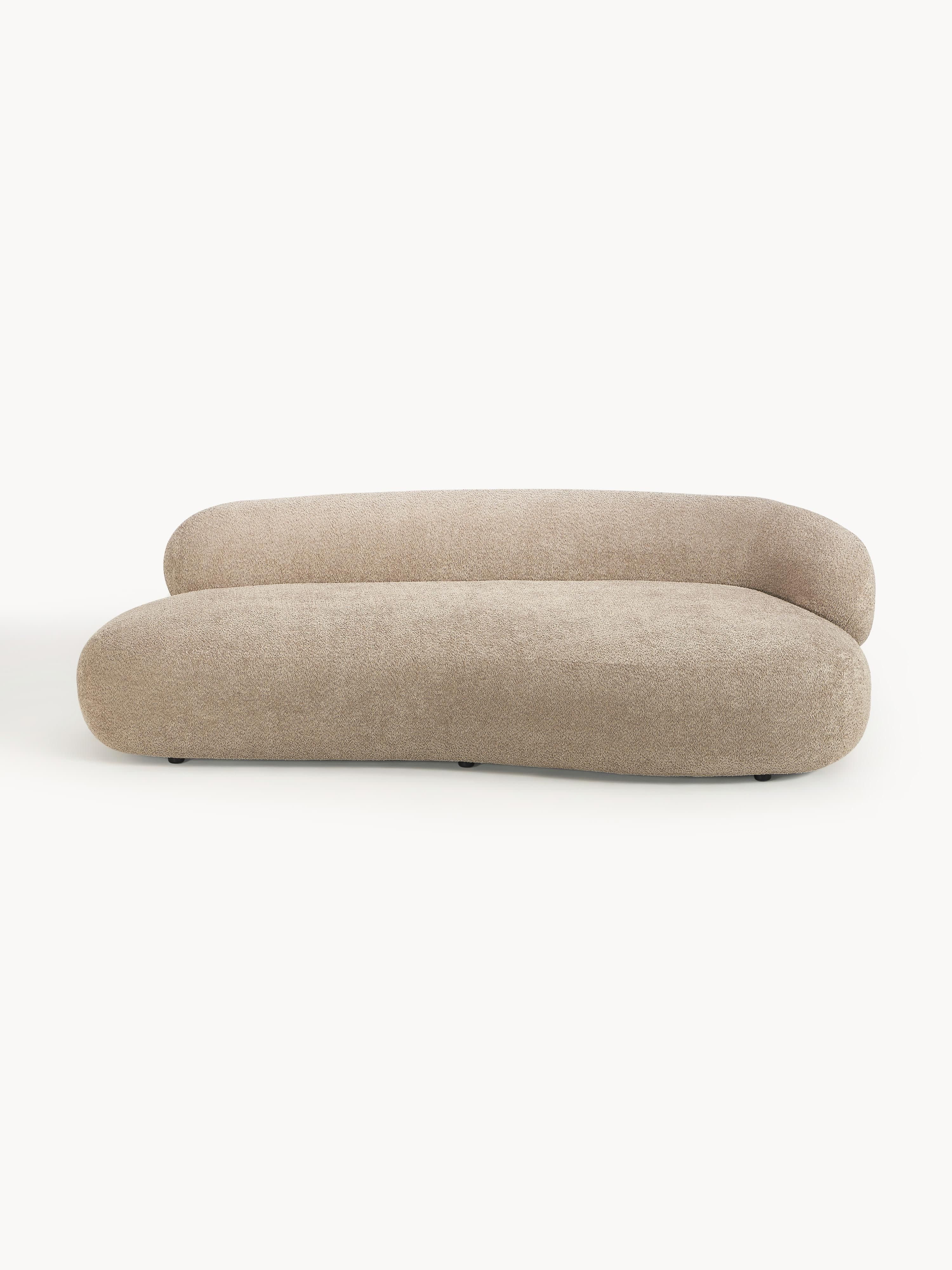 Sofa Alba (3-Sitzer) aus Teddy-Bouclé