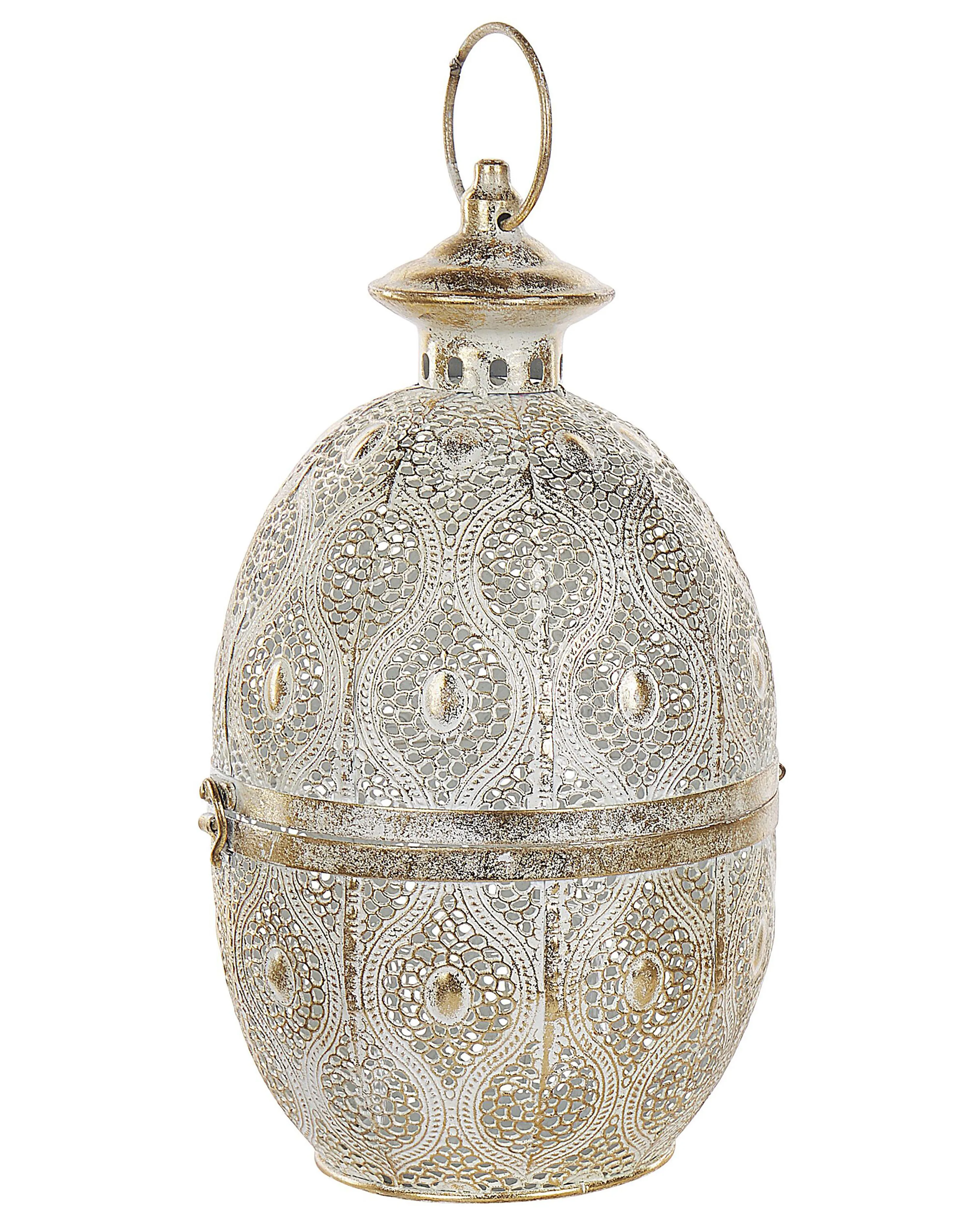 Lantern AMORGOS Metal 34 cm Gold