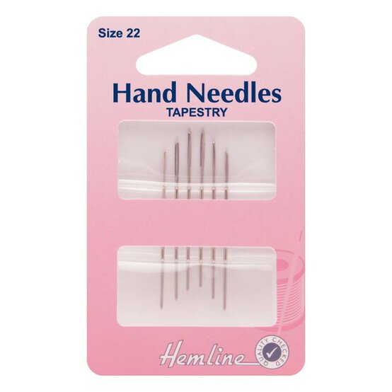 Hemline Tapestry Needles Size 22 6 Pack