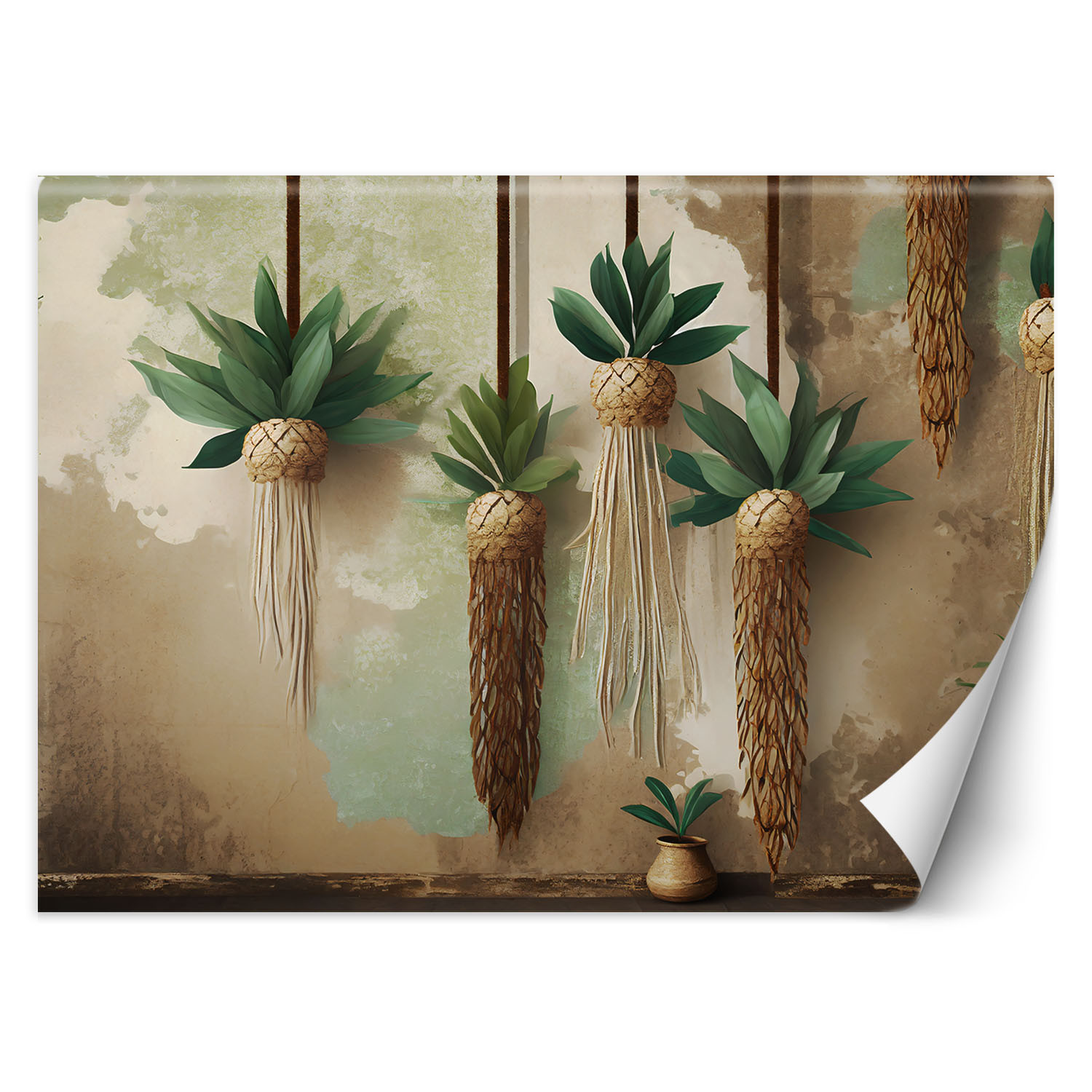 Feeby Fototapeta, Wiszące rośliny boho 150x105