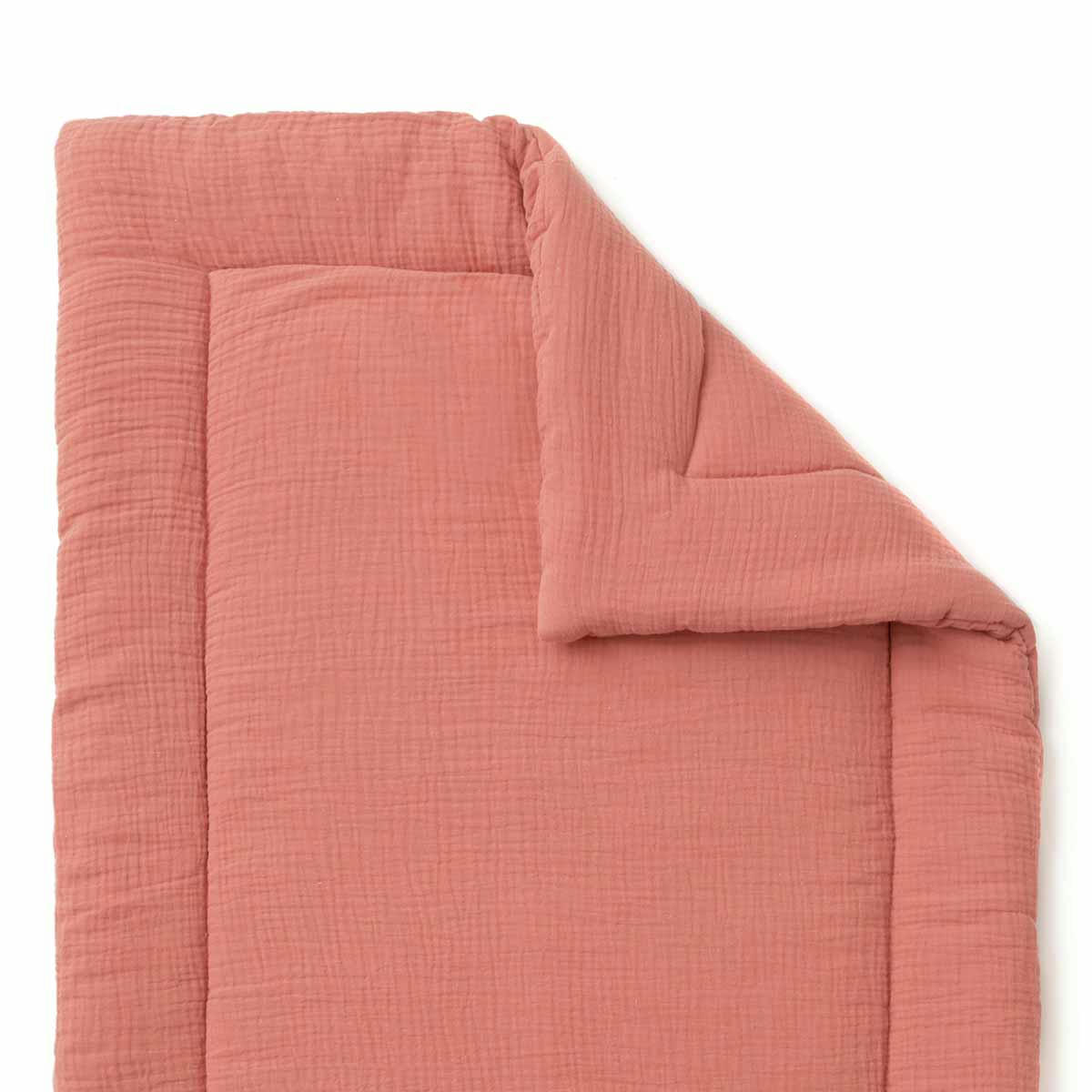 - Edredon en gaze de coton Marsala (100x140 cm)