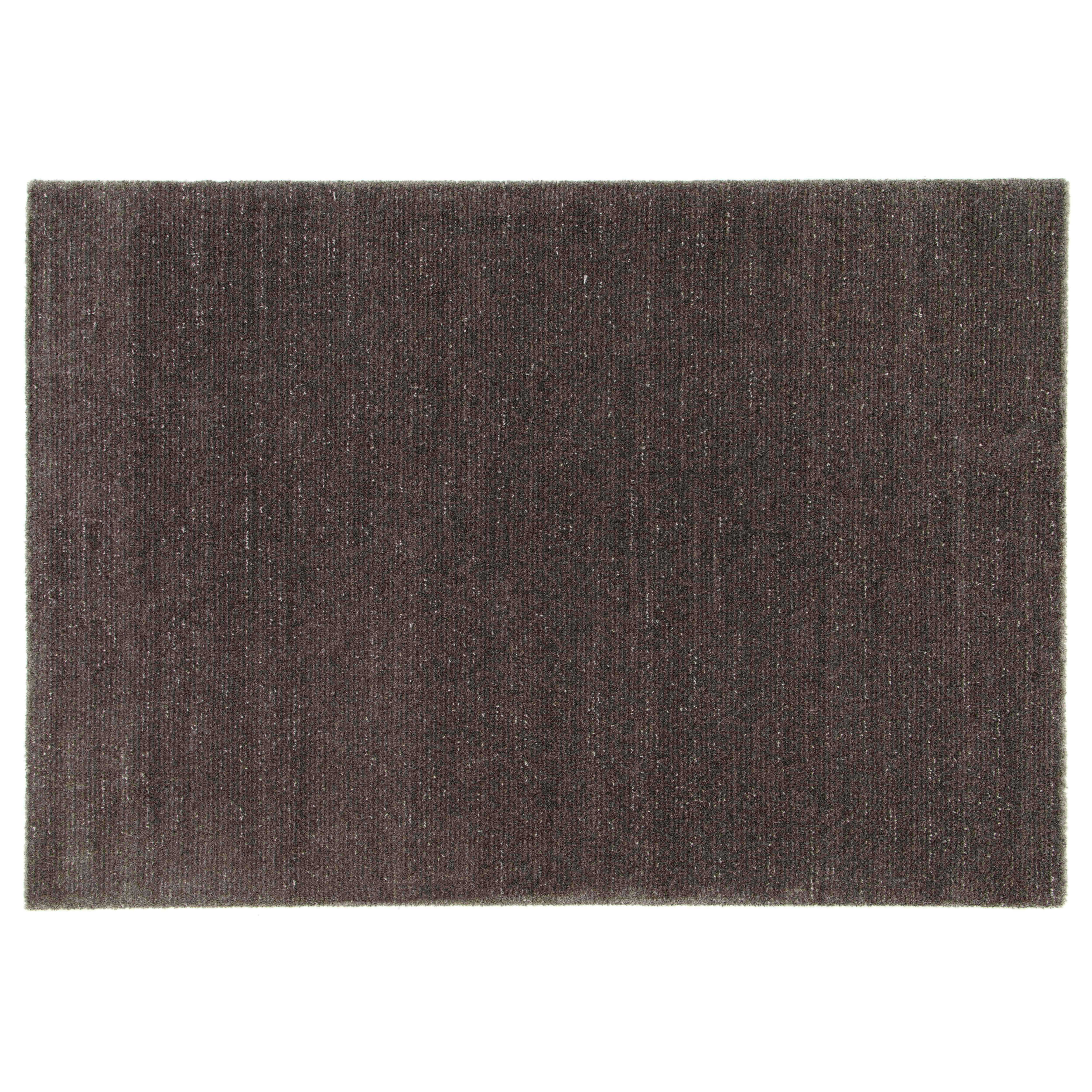 MANAE - Tapis rectangulaire en polypropylène gris anthracite 160 x 230 cm