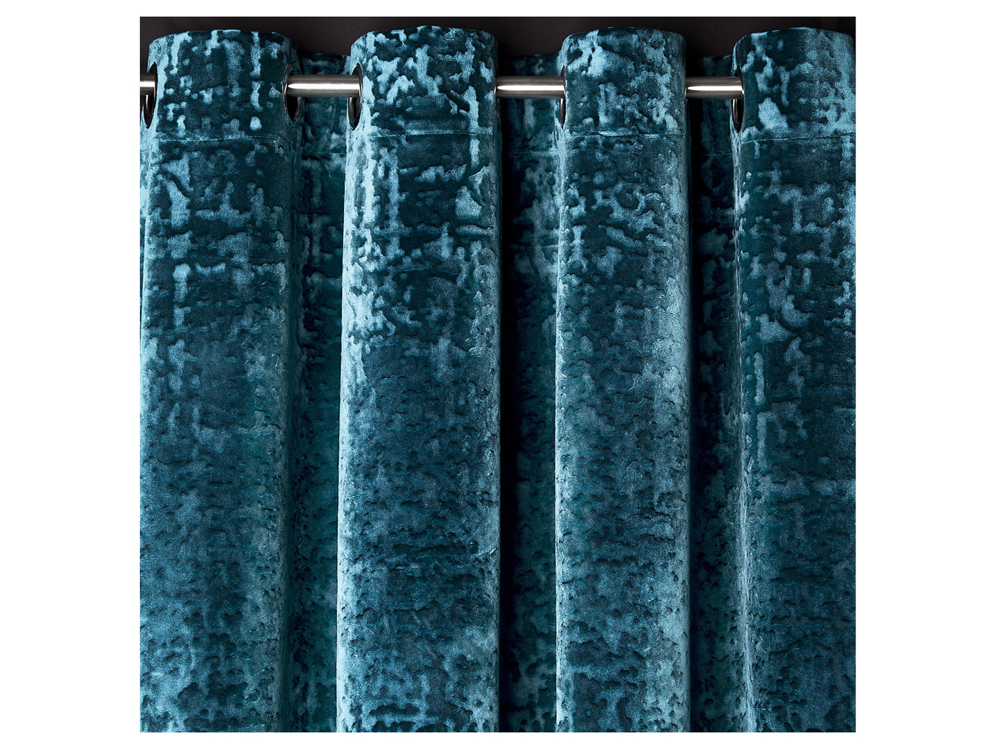 Zasłona Green Chic przelotki 140x270 cm zielona
