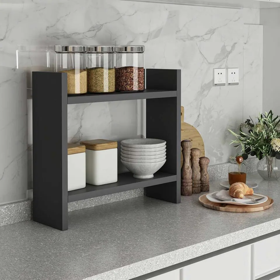 Keukenrek Denver - 34x10x30cm - antraciet
