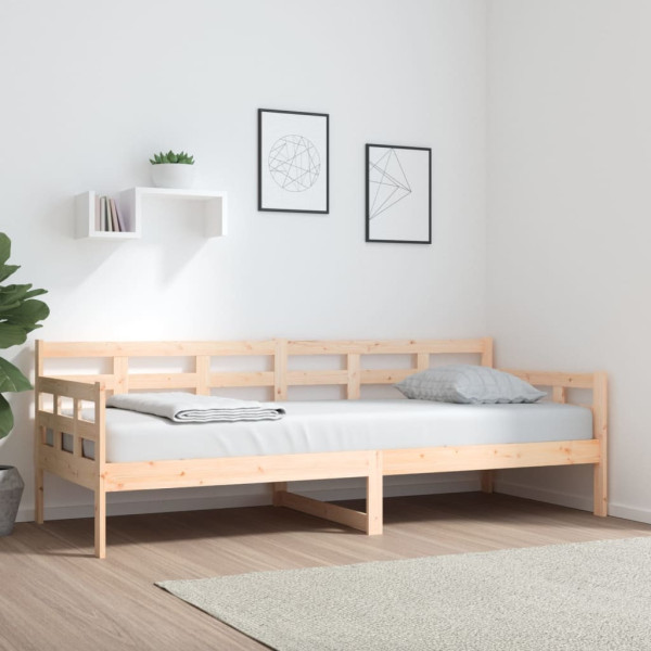 Łóżko dzienne lite drewno sosnowe 80x200 cm