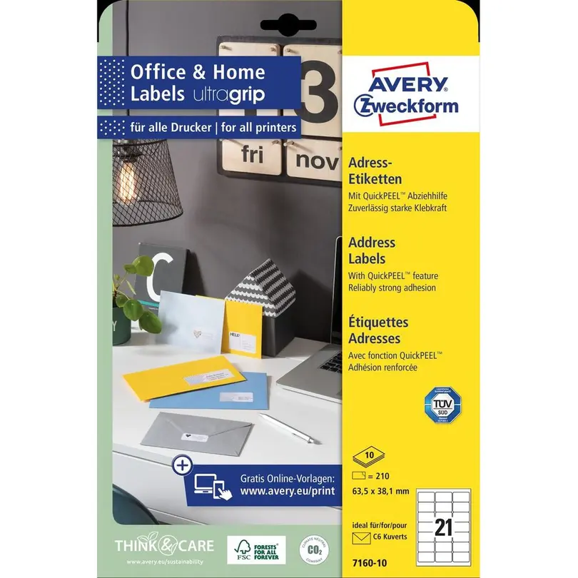 Etiketten 10er-Set Avery Zweckform
