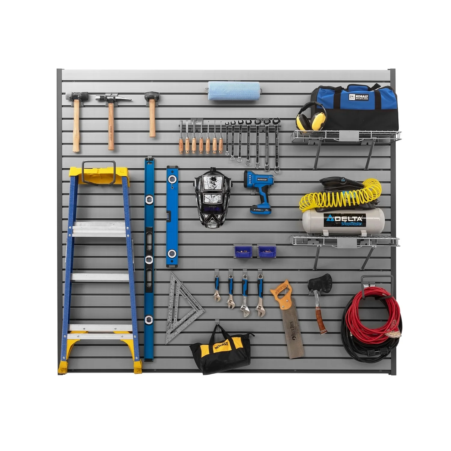 NewAge Products 40 sq ft. PVC Slatwall (Pack of 6)