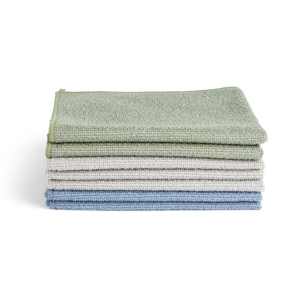 Chiffon en microfibre X7 L40X30 cm coloris assortis