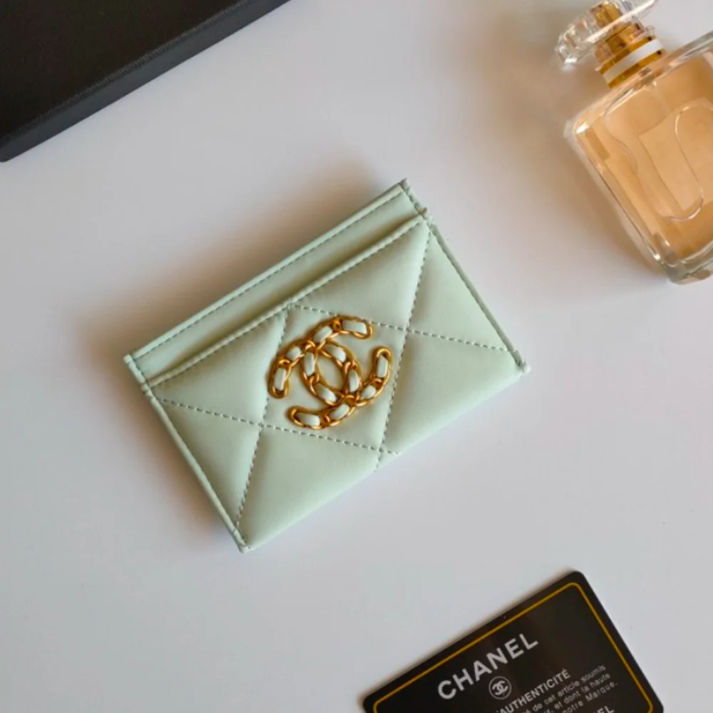 Chanel Sheepskin Card Holder