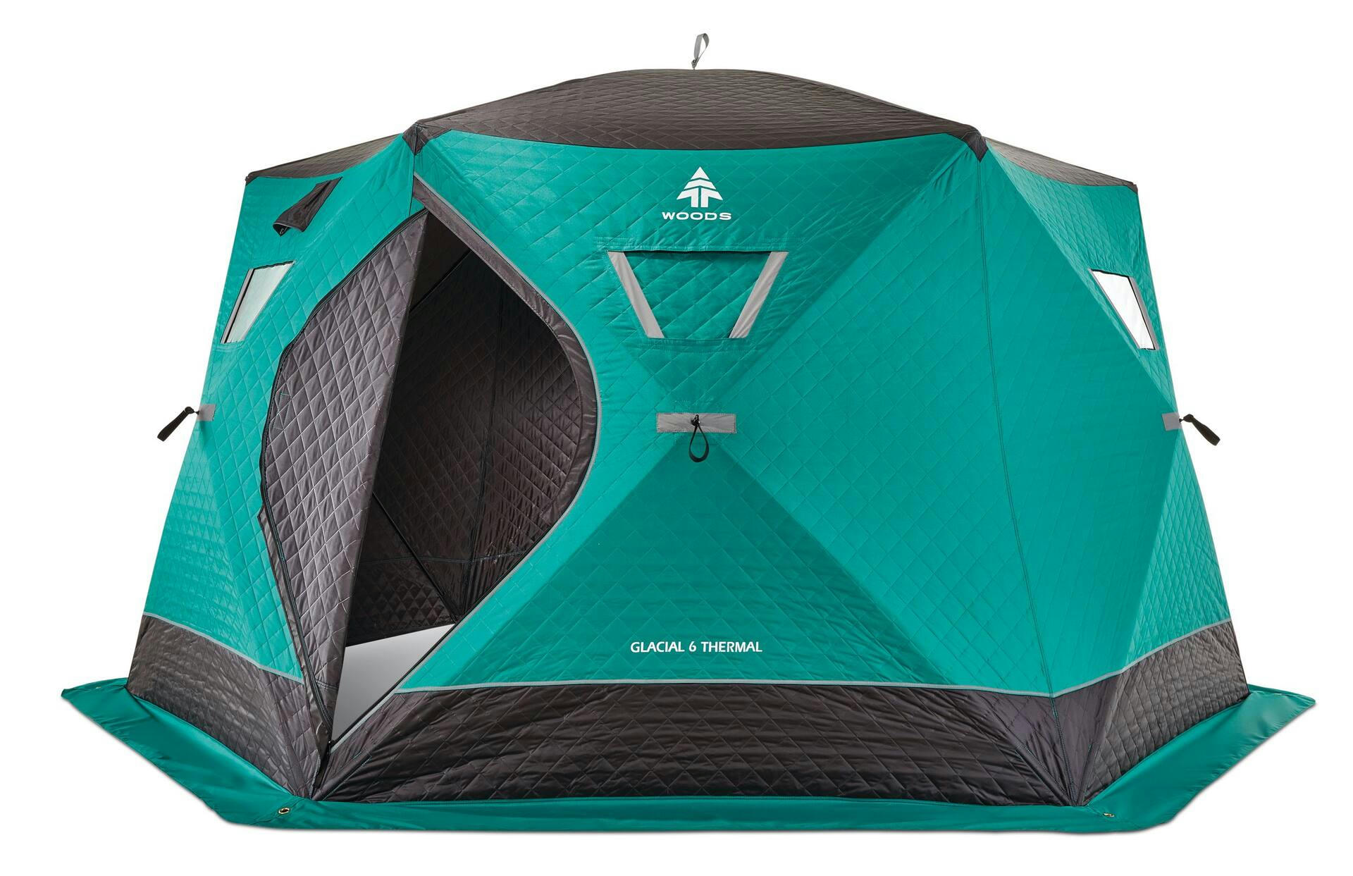 Woods™ Glacial Thermal Ice Shelter, 6-Person