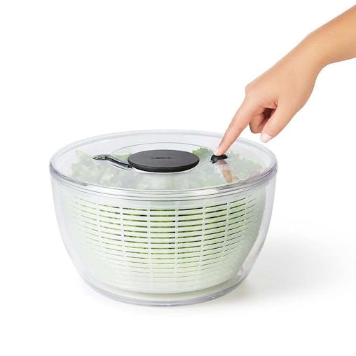OXO Good Grips Little Salad & Herb Spinner | Clear / White / Grey