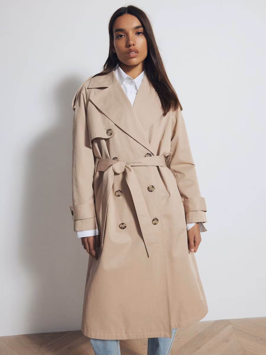 Double-Breasted Trench Coat
