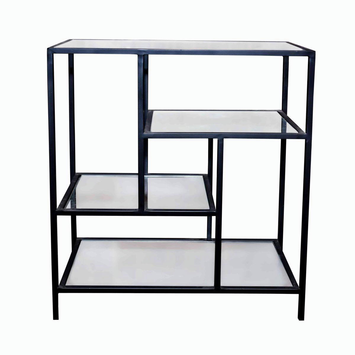 MIRA - Console en métal et verre