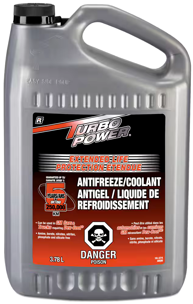 Turbo Power Concentrated Extended Life Anti-Freeze/Coolant, 3.78-L