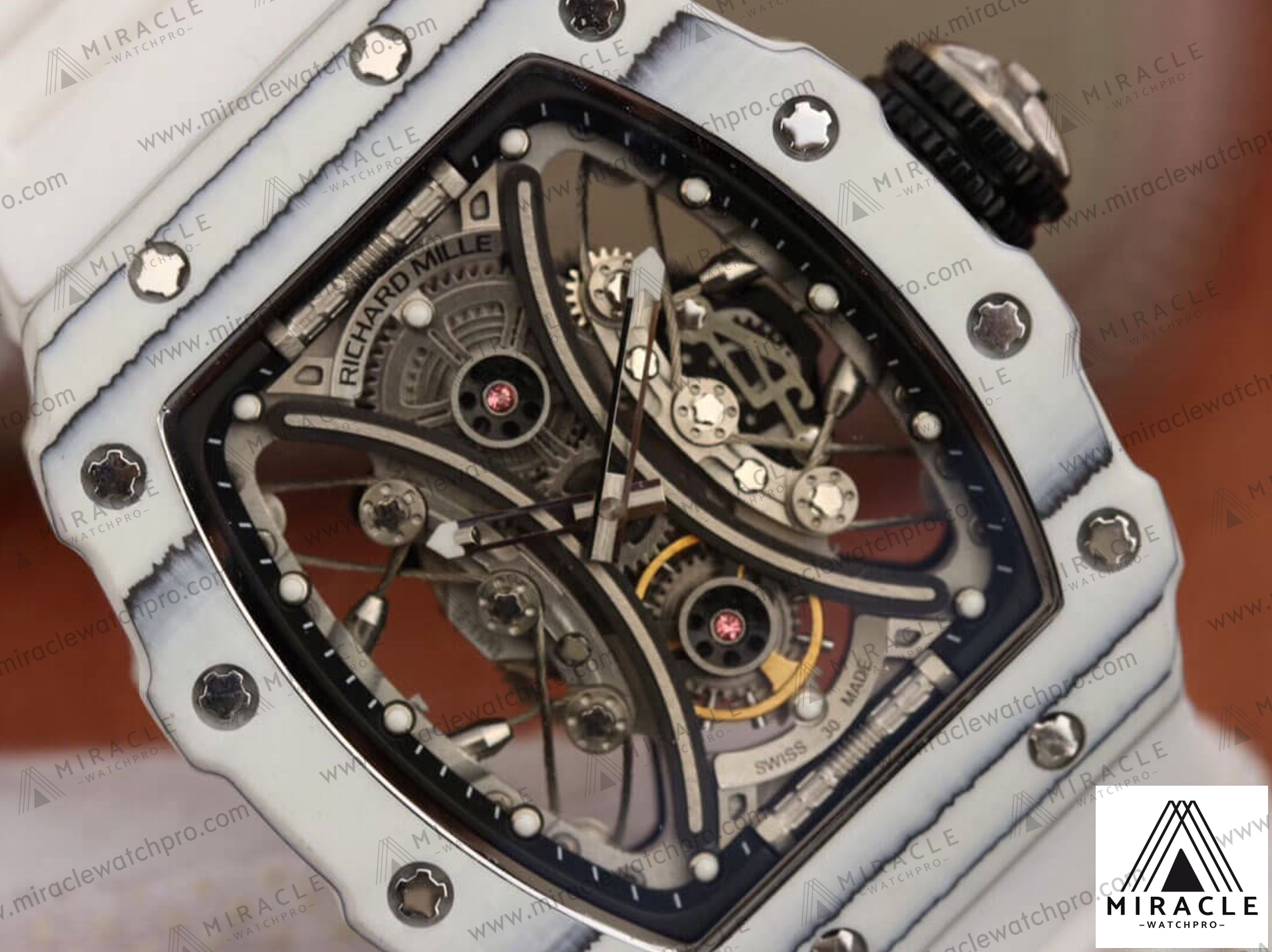 Replica Watch-RICHARD MILLE-ref.RM53-01-Elite Clone-49.90mm*42.70mm*16.15mm