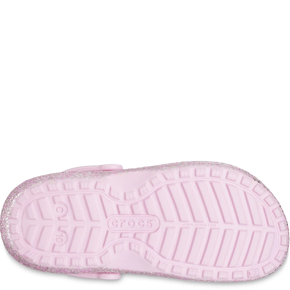 Crocs Toddler Classic Glitter Lined Clog