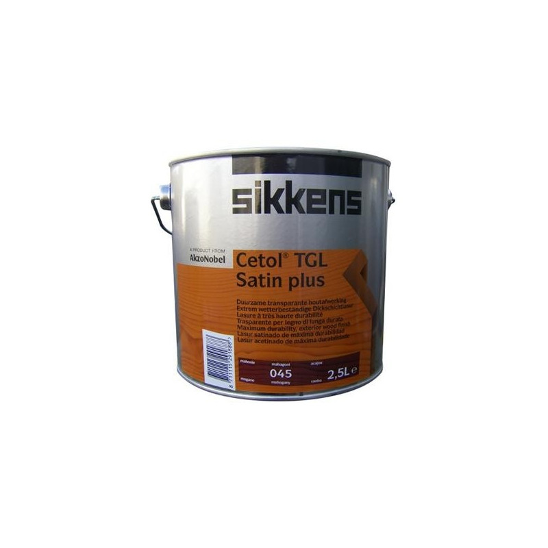 Lasure TGL Plus acajou satiné 2,5 L SIKKENS