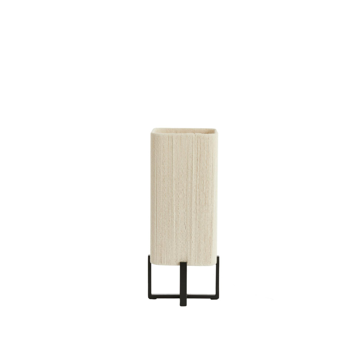 Light & Living tafellamp Wyn - zwart - Ø16.5cm
