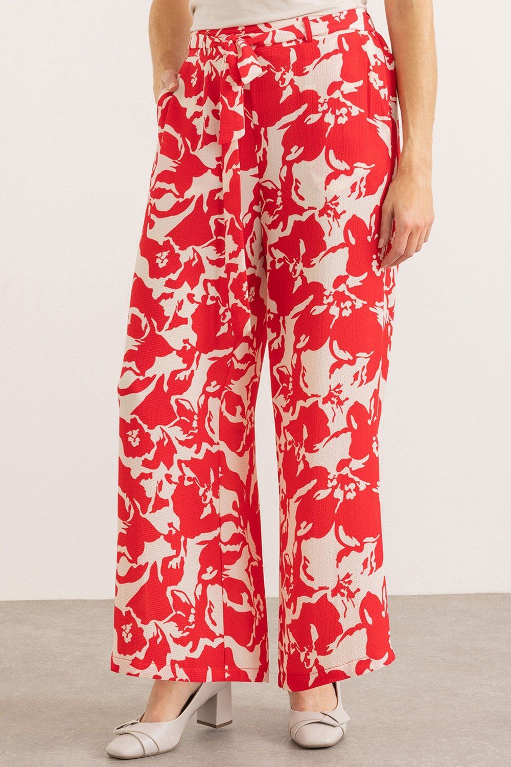 Klass. Printed Wide Leg Trousers
