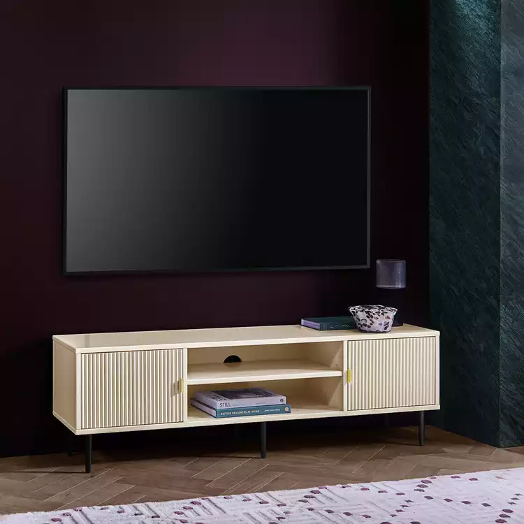 Habitat Roland 2 Door TV Unit - White