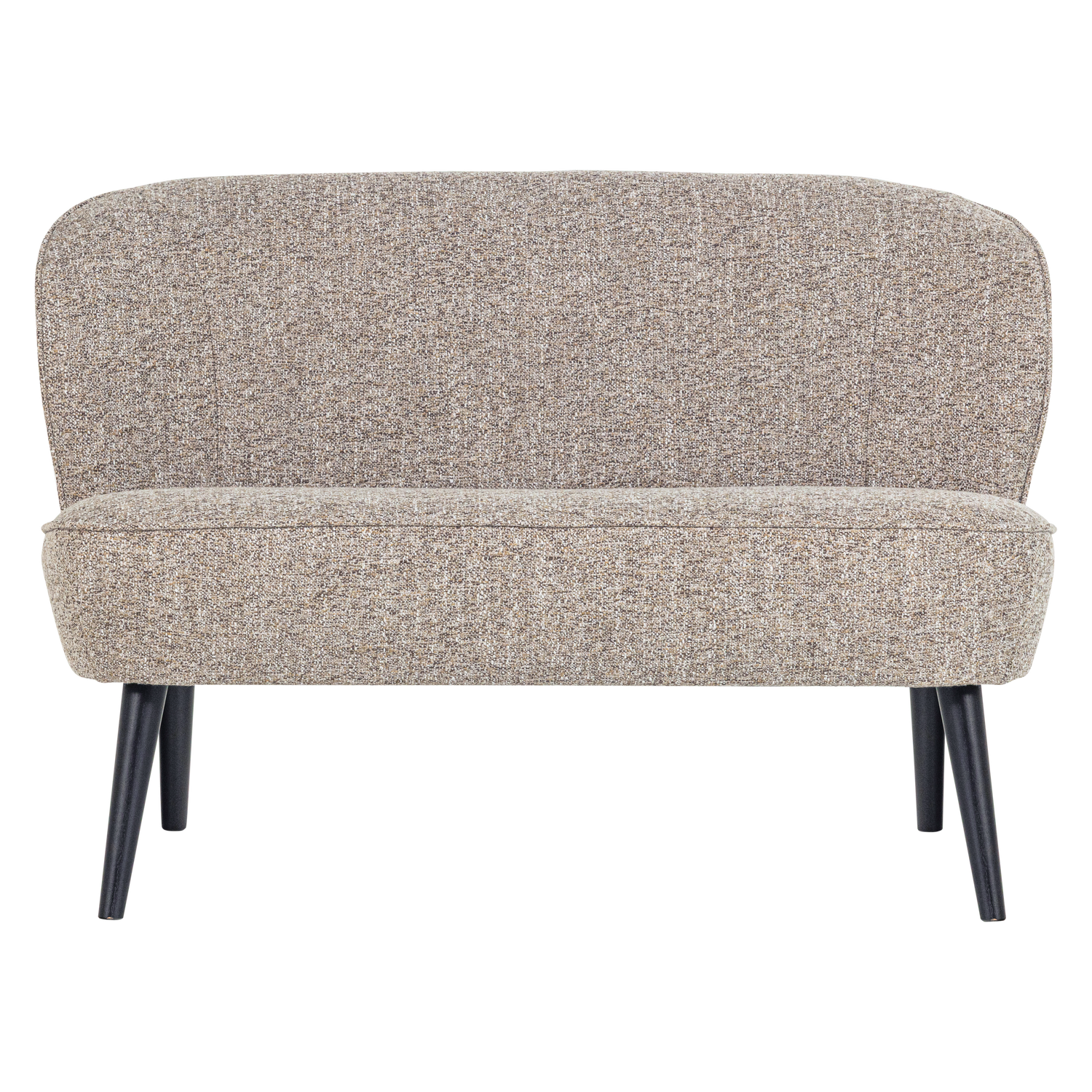 WOOOD bankje Sara - Geweven Stof - Naturel Melange - 73x110x72