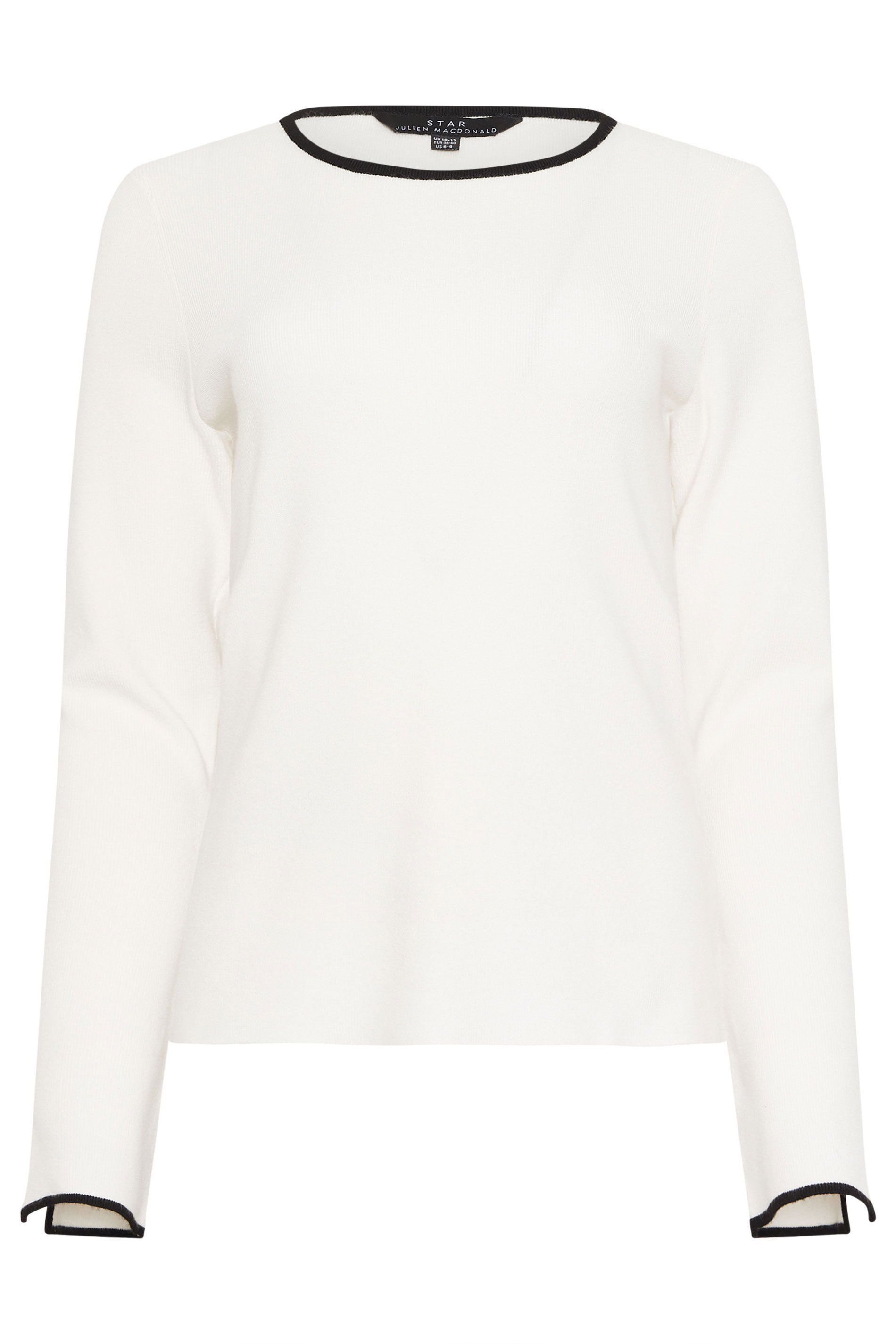 Star by Julien Macdonald Contrast Trim Jumper