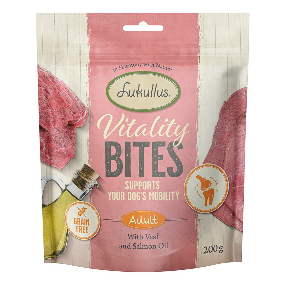 Lukullus Vitality Grain-Free Mobility Bites - Veal