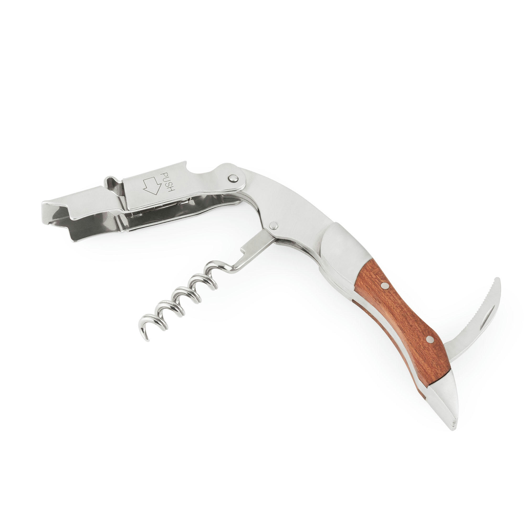 CAMARERO - Tire-bouchon à main avec poignée en bois