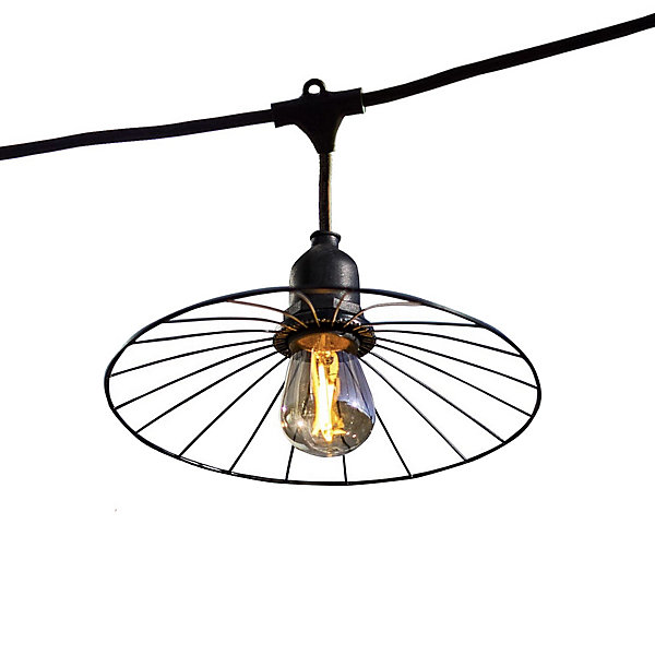 Guirlande lumineuse extérieur connectable 10 LED IP64 E27 L.6 M Lumisky Chic cage Light