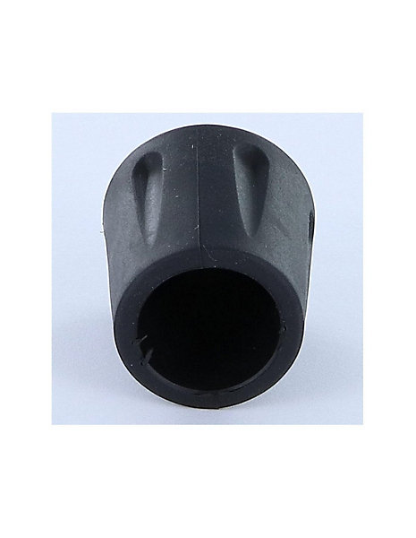 Embout rond envellopant caoutchouc vulcanisé Noir Pour Tube 8 à 9 - 100 pièces