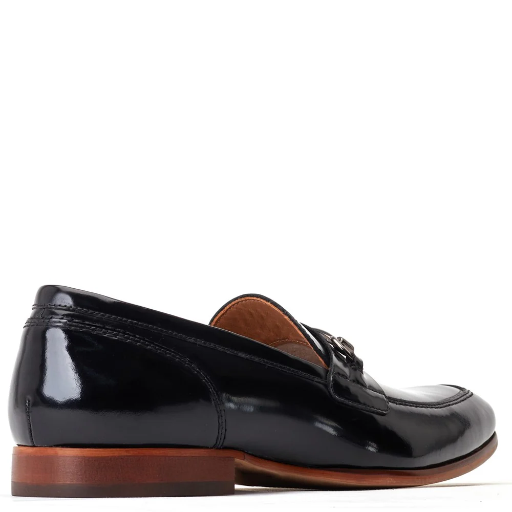 Base London Russo Buckle Hi Shine Loafers