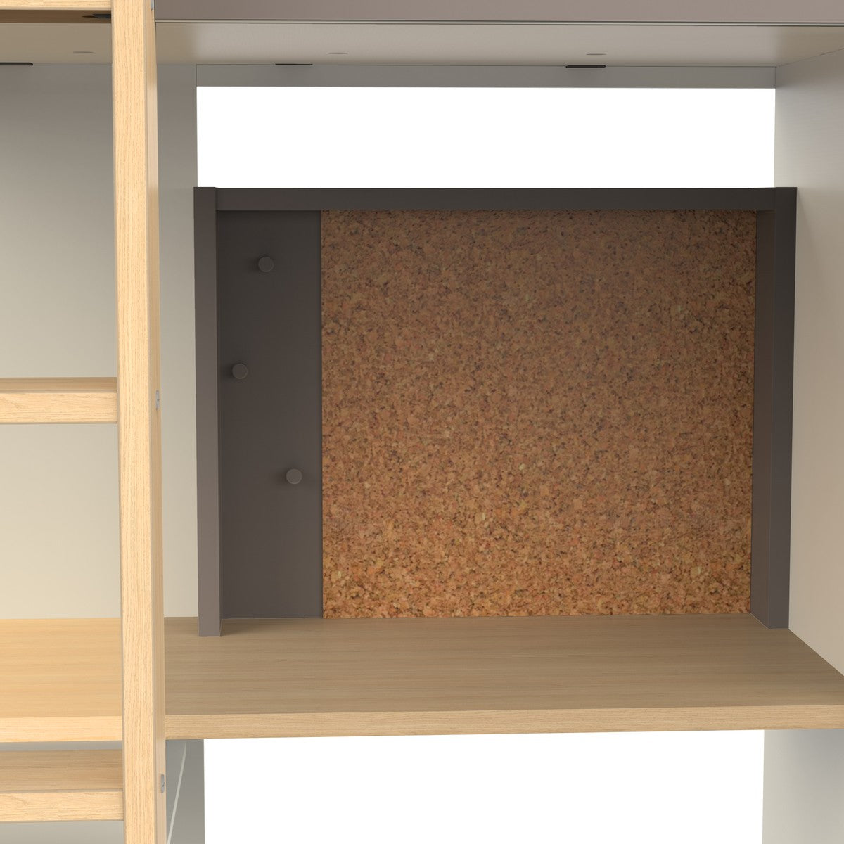 Calicosy - CAMILLIA Hoogslaper met bureau - H183 cm