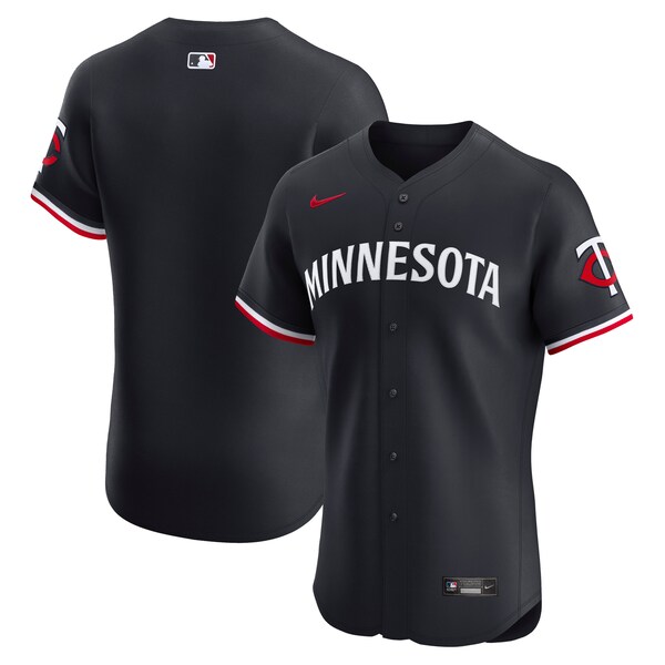 Minnesota Twins Nike Alternate Vapor Premier Elite Patch Jersey - Navy