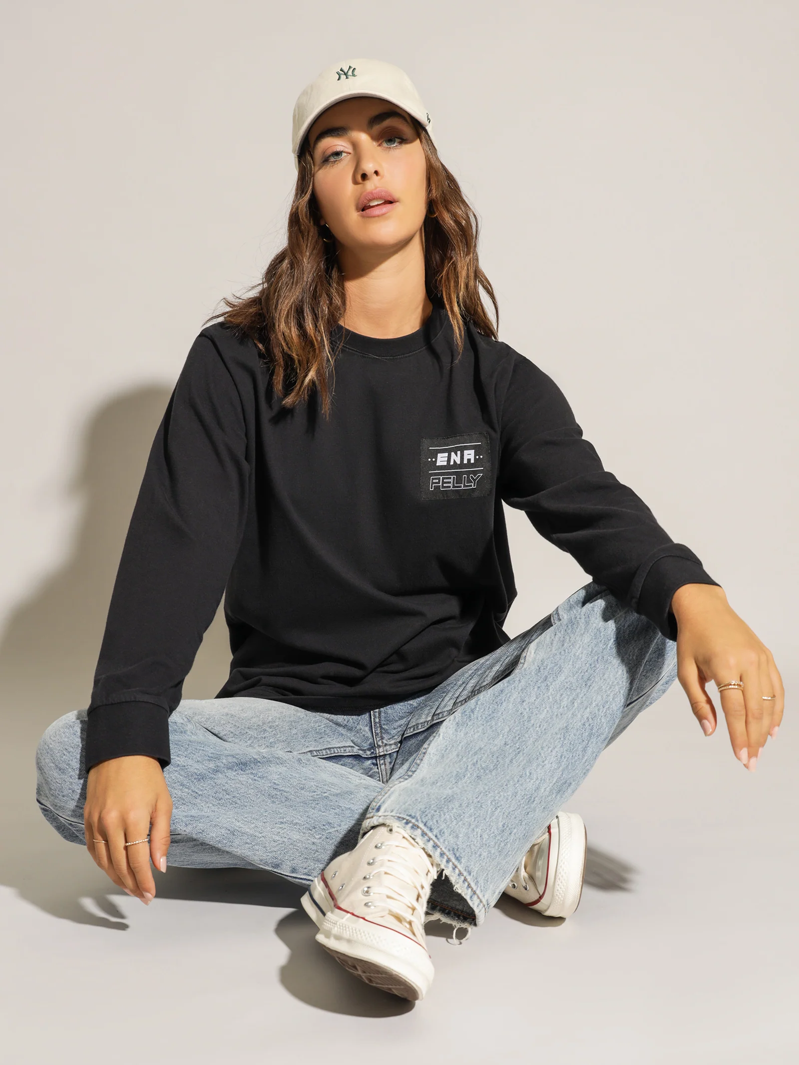 Patch Logo Long Sleeve T-Shirt