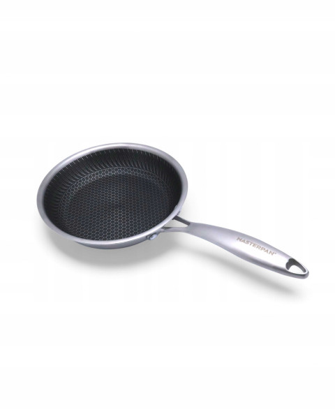 Patelnia Stalowa Masterpan Z Powłoką „Plaster Miodu” 20Cm- Premium Jakość