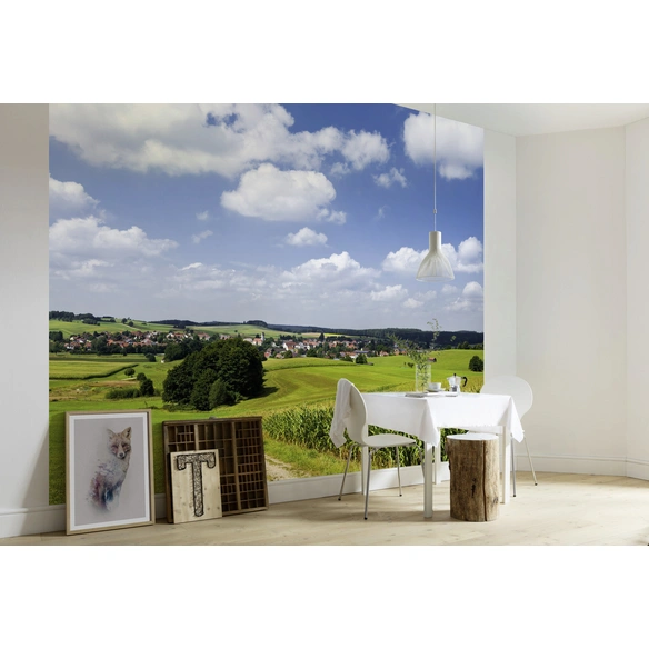 Vliestapete »Bayrische Idylle«, Breite 350 cm, seidenmatt