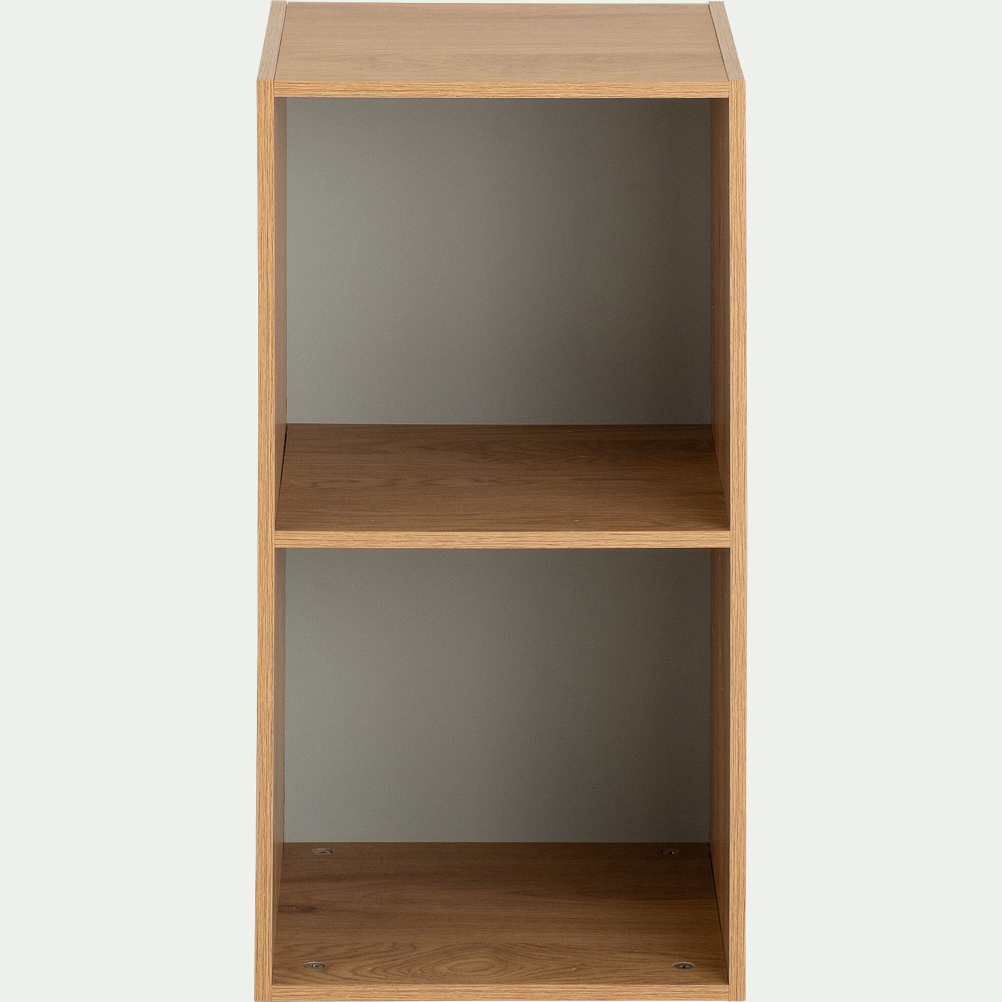 CAZ - Etagère 2 cases en bois - bois clair