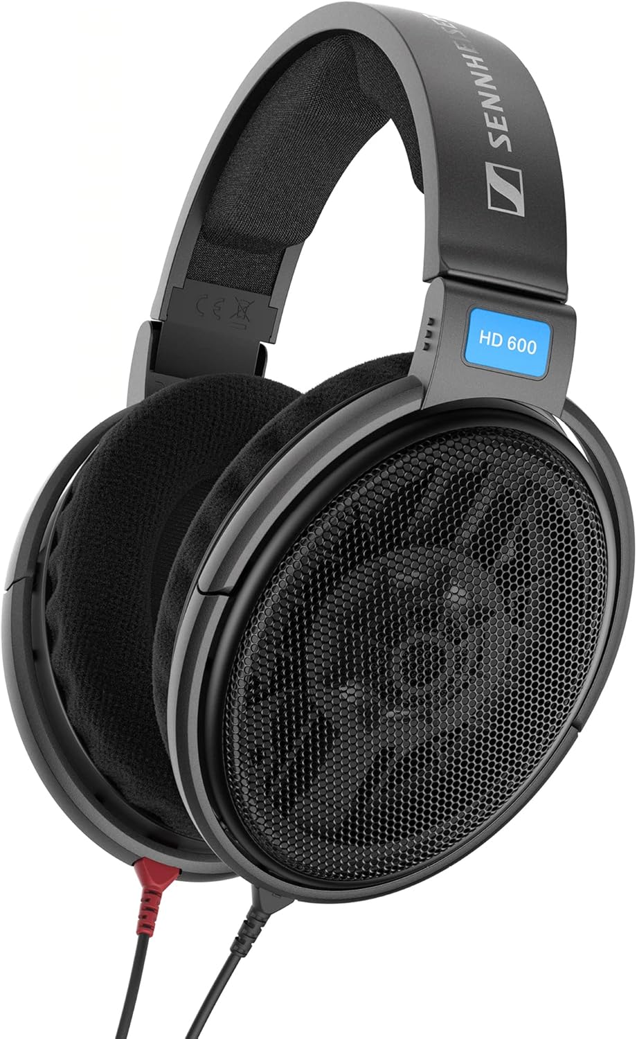 Sennheiser HD 600 - Audiophile Open-Back Dynamic Wired Headphones Over Ear with Natural Soundstage and Premium Comfort for Music Lovers  Open Metal Earpiece Covers  Black