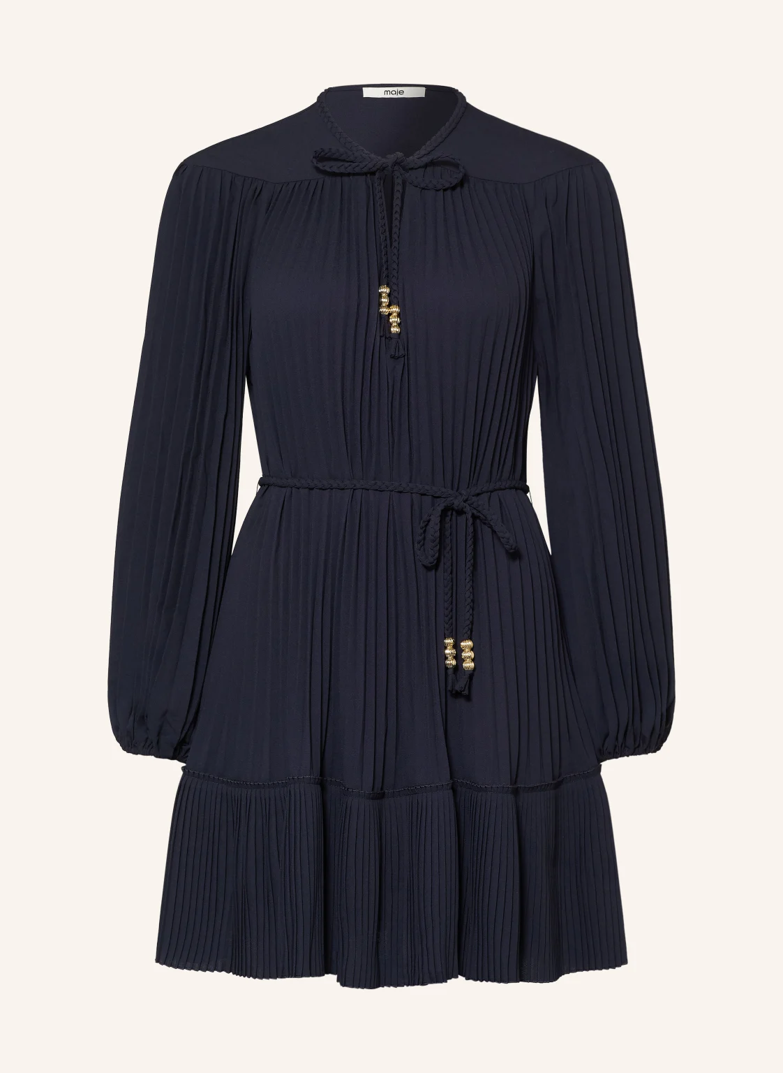 maje Cocktailkleid mit Plissees