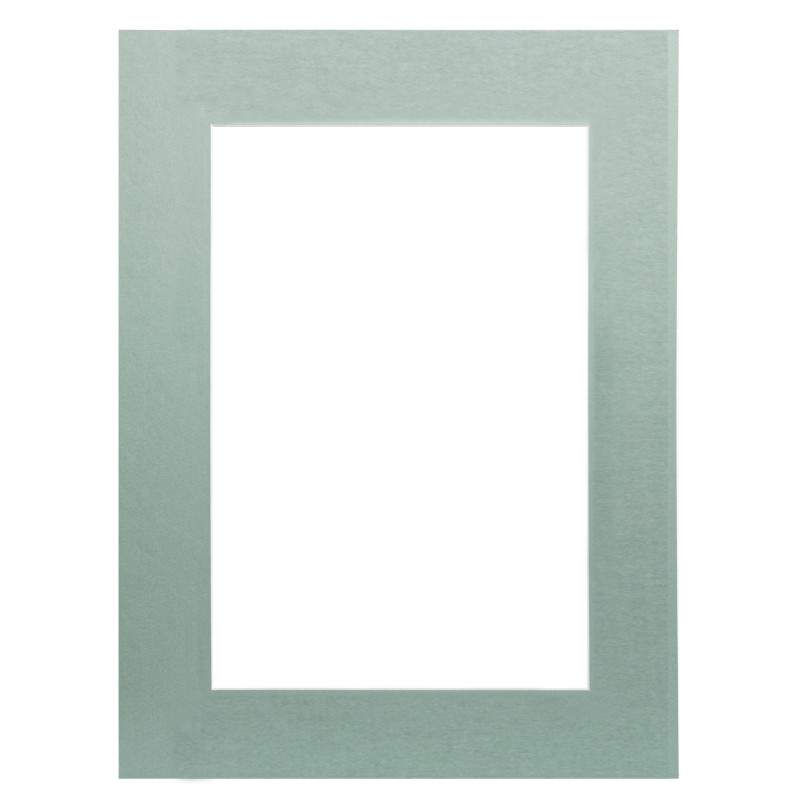 Passe-partout bleu clair 30 x 40 cm avec ouverture intérieure de 20 x 30 cm