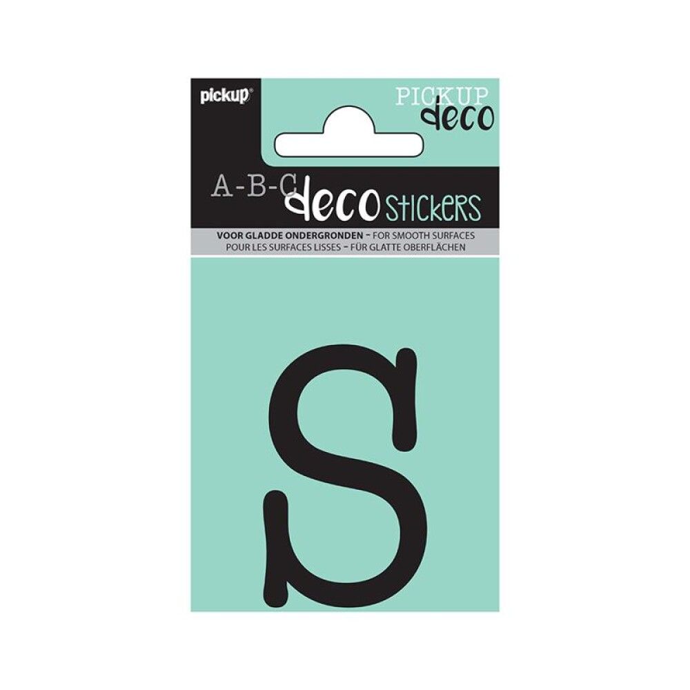 SKILT PICKUP ABC DECO MAUD 60 MM S SORT
