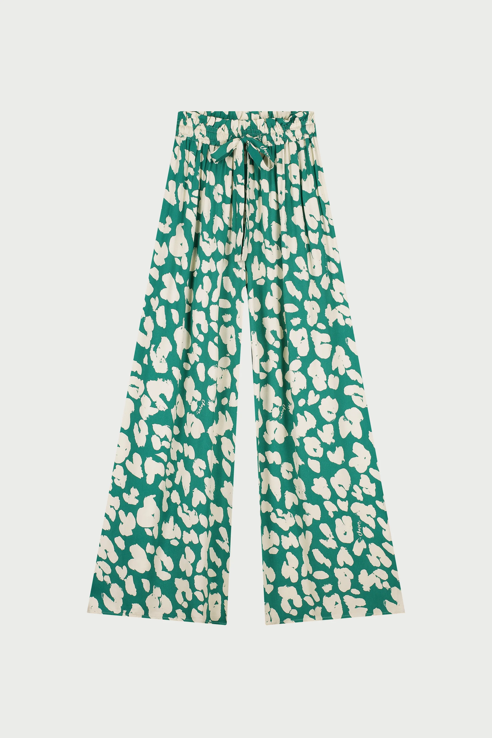 Palapa Trousers | Evergreen/Cosy White