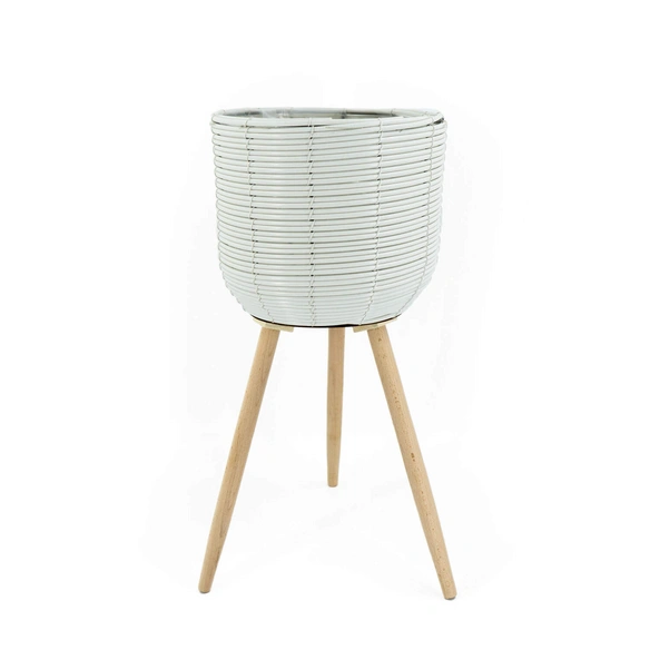 Pflanzkorb-Set, Rattan, BxL: 29 x 29 cm