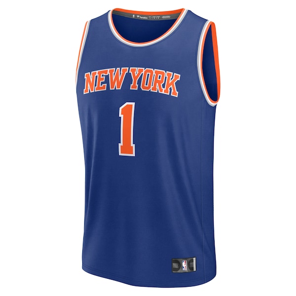 Cameron Payne New York Knicks  Fast Break Replica Player Jersey - Icon Edition - Blue