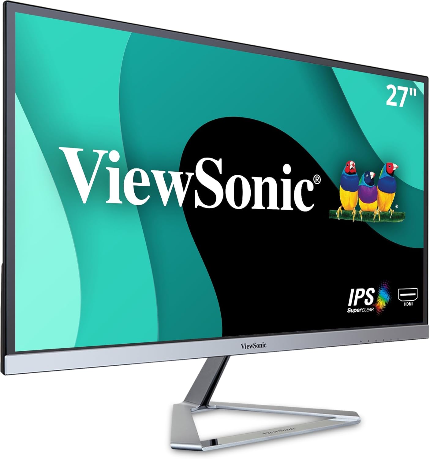 ViewSonic VX2776-SMHD 27 Inch 1080p IPS Monitor with FreeSync  Ultra-Thin Bezels  HDMI and DisplayPort