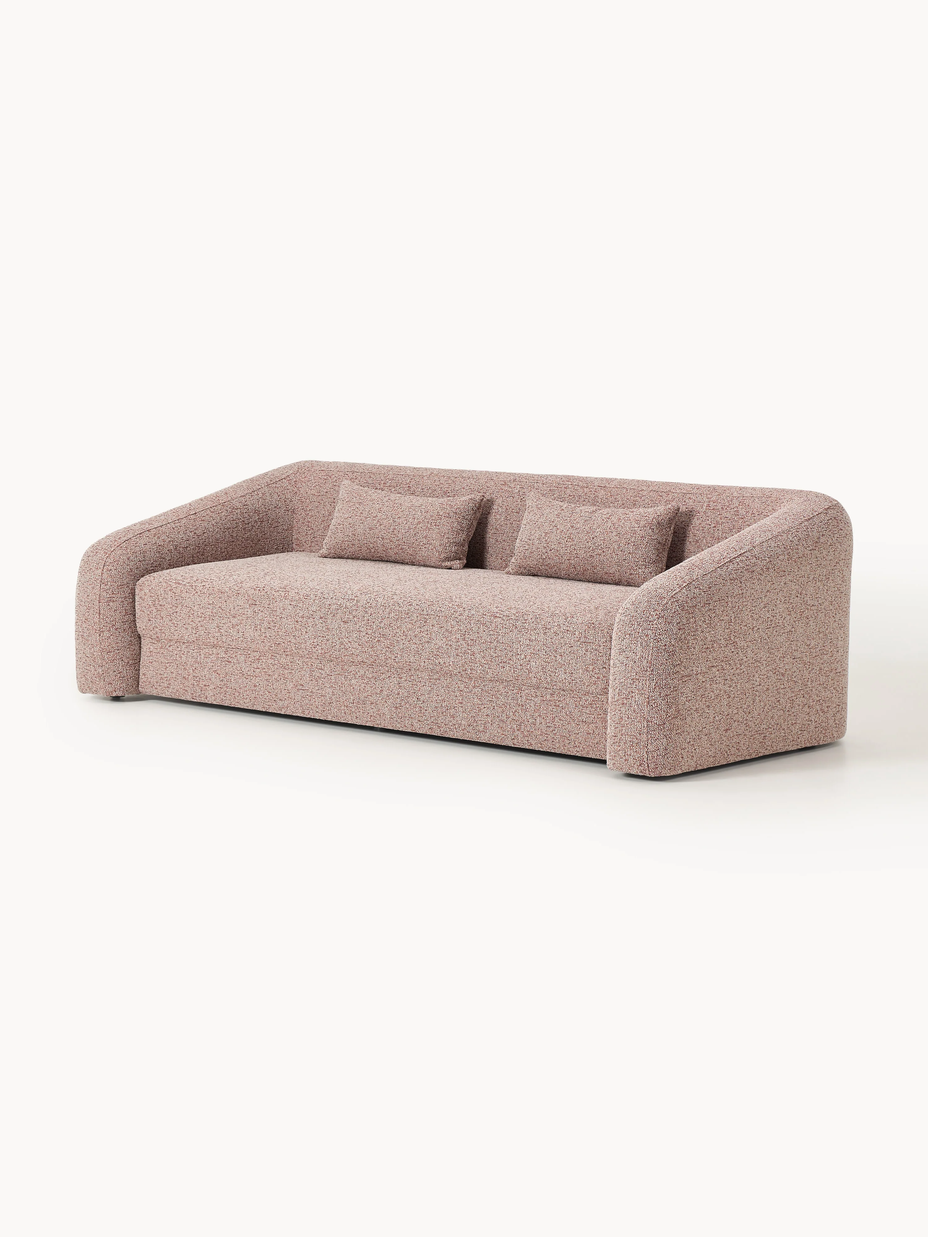 Bouclé-Schlafsofa Eliot (3-Sitzer)