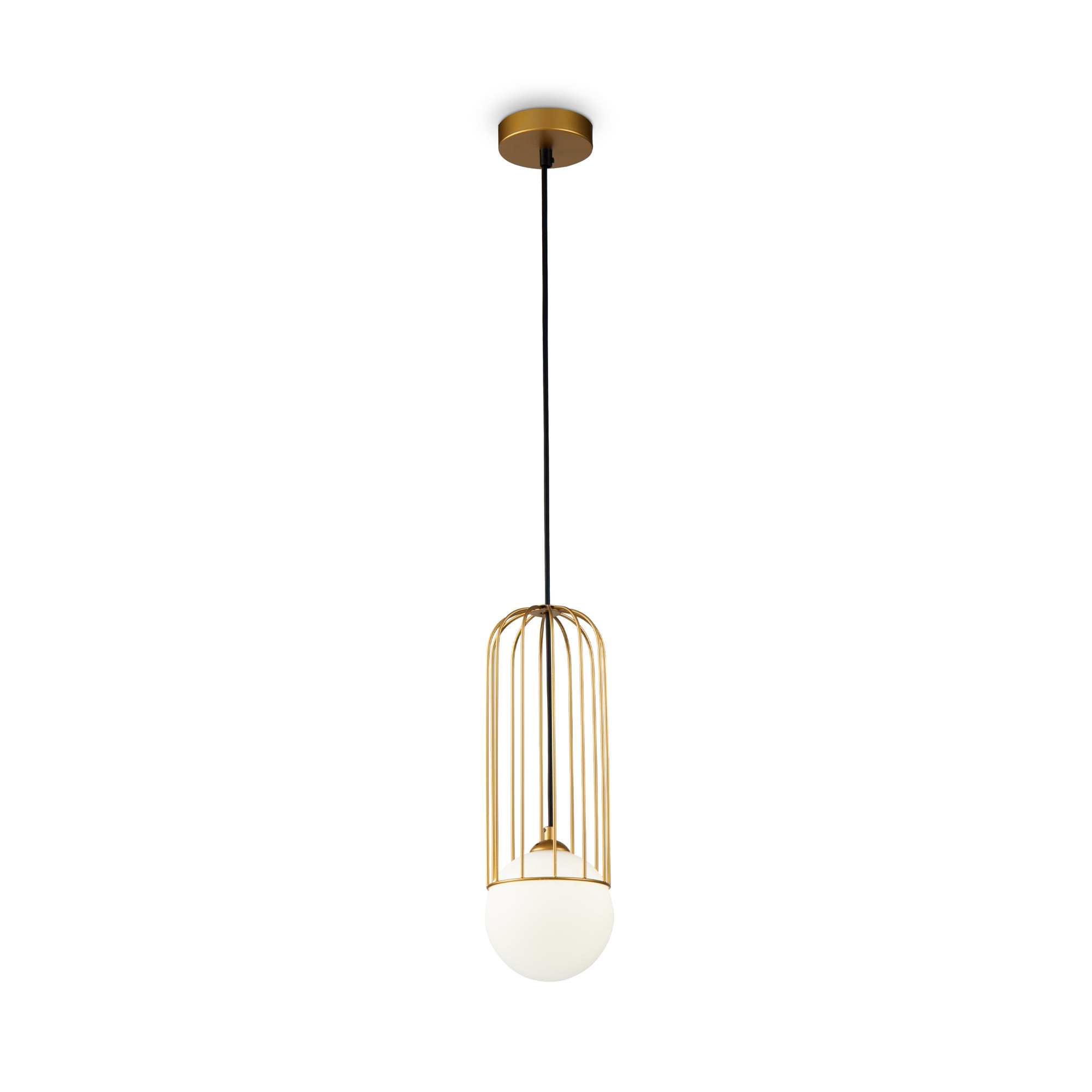 Lampa wisząca mosiężno-złota TELFORD 1xG9x25W wym: 168x12x12 cm Maytoni